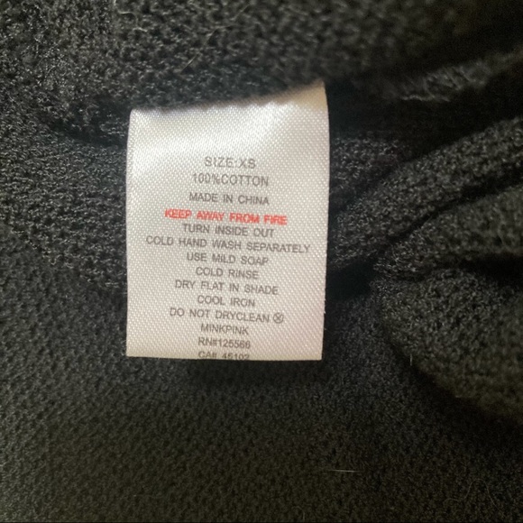 Evil Twin Loose Knit Black High-Low Sweater - XS - Picture 5 of 7